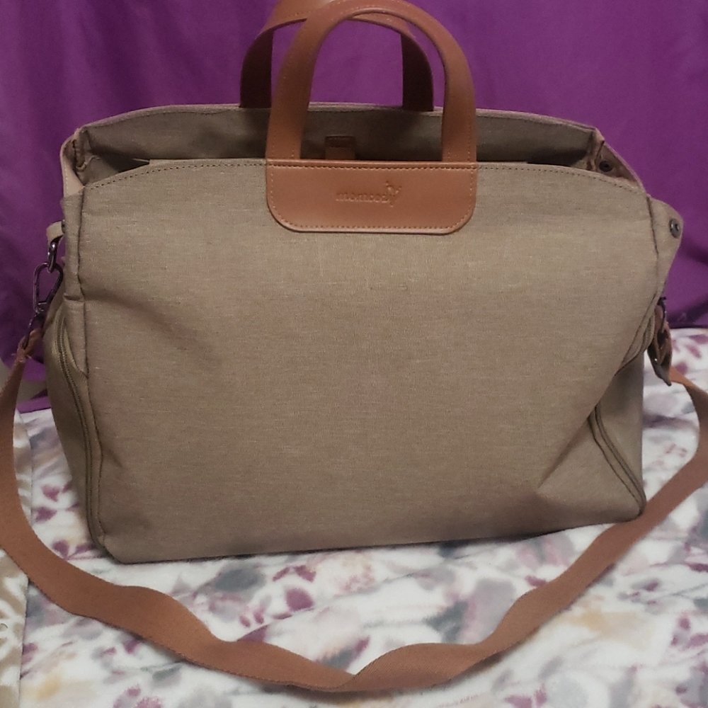 Momcozy Tan Breast Pump bag